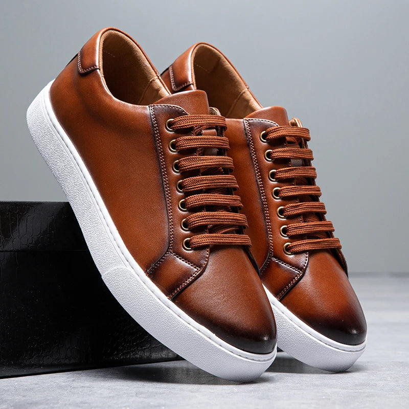 Edler Leder-Sneaker