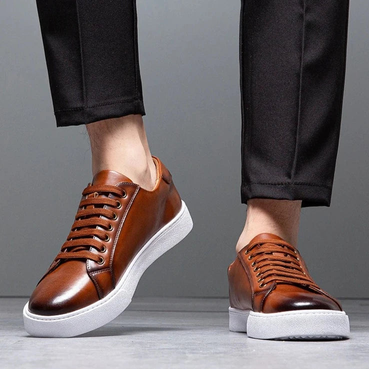 Edler Leder-Sneaker