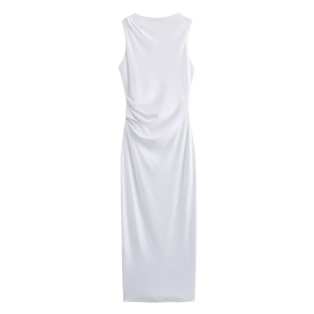 Merche - Kleid - Schmale Passform - Gefaltetes Garn - Sommer