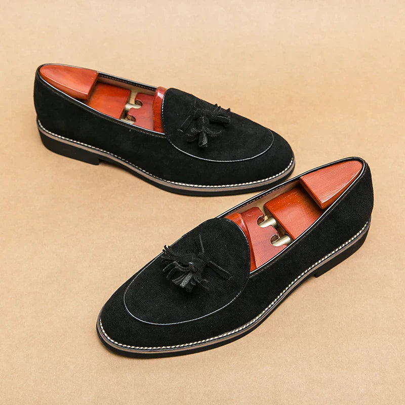 Comfort - Wildleder-Loafer mit Quasten