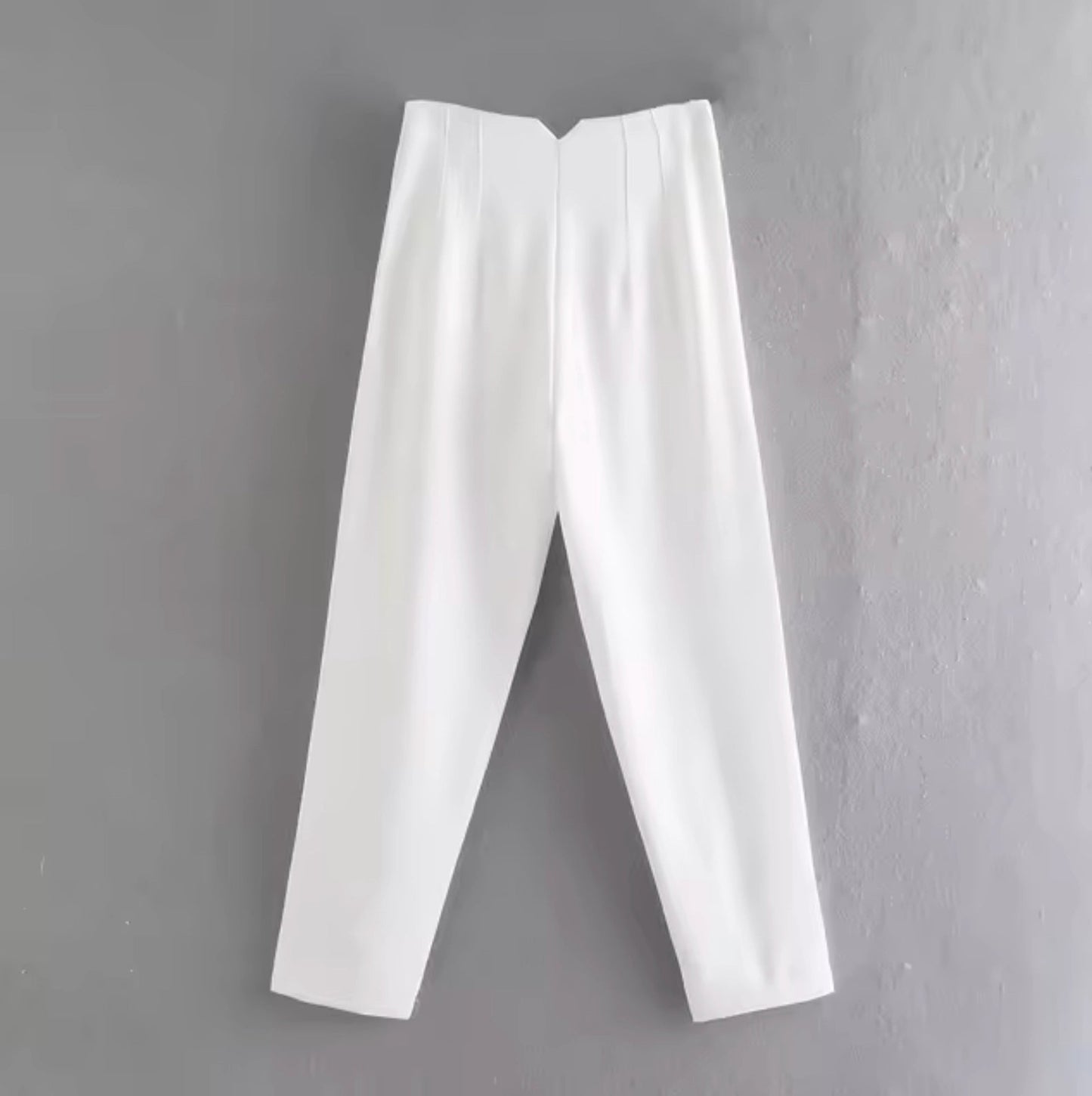 Merche Hochtaillierte Weite Hosen Damen Büro Elegant