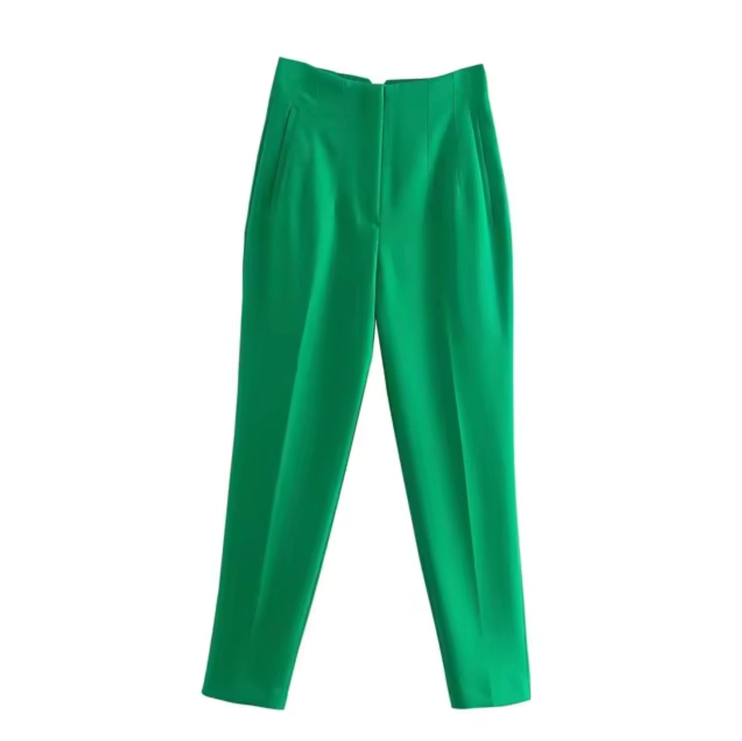 Merche Hochtaillierte Weite Hosen Damen Büro Elegant