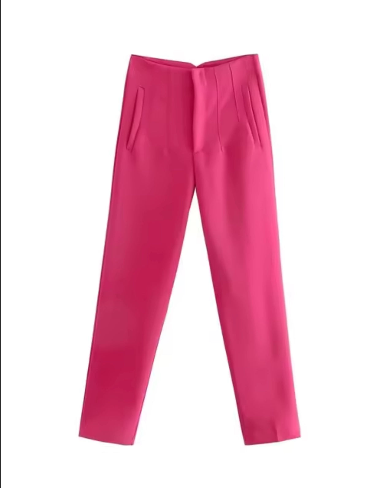 Merche Hochtaillierte Weite Hosen Damen Büro Elegant