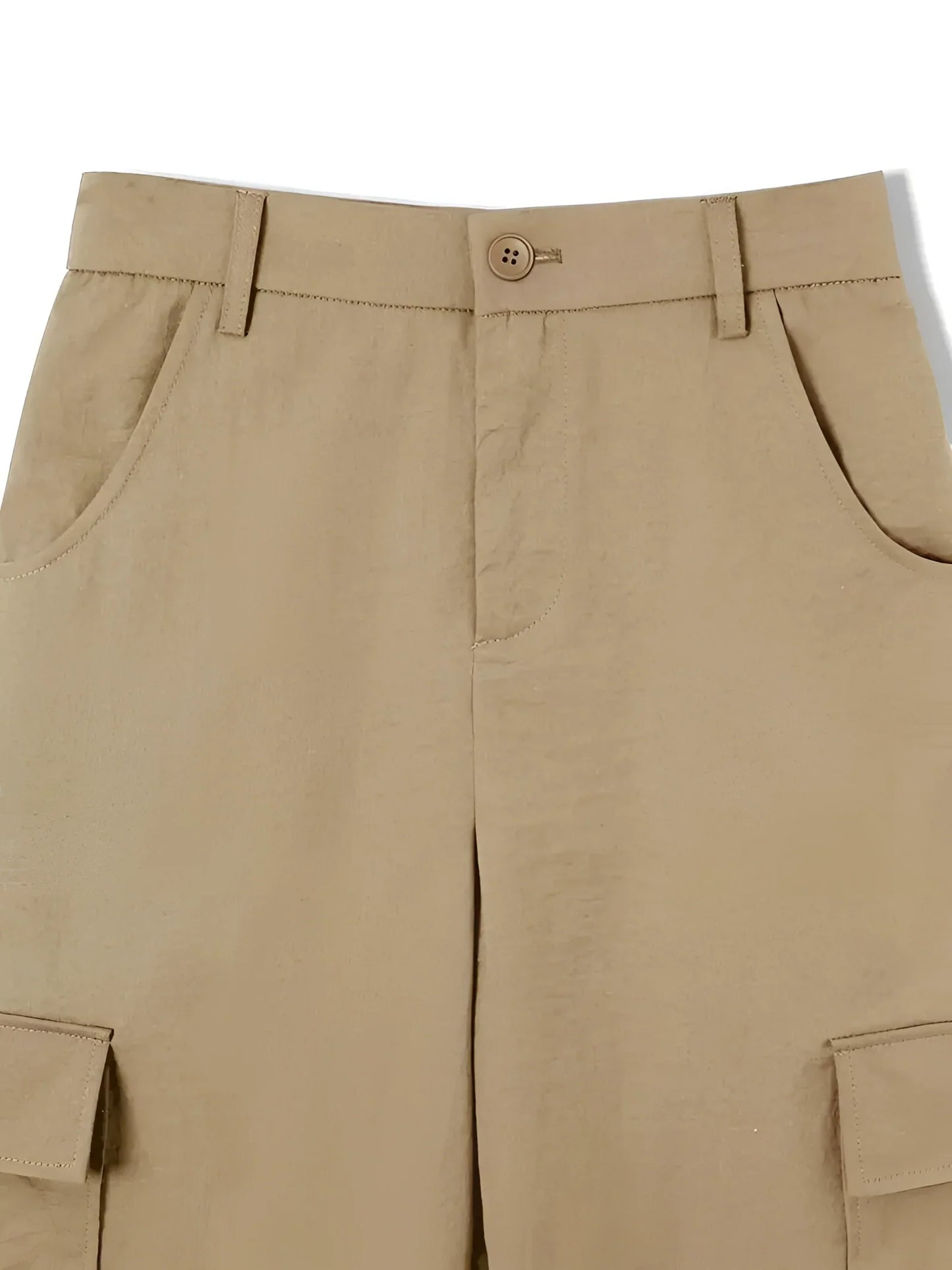 Merche High-Waist Cargo Hose Schwarz - Trendige Streetwear Hosen
