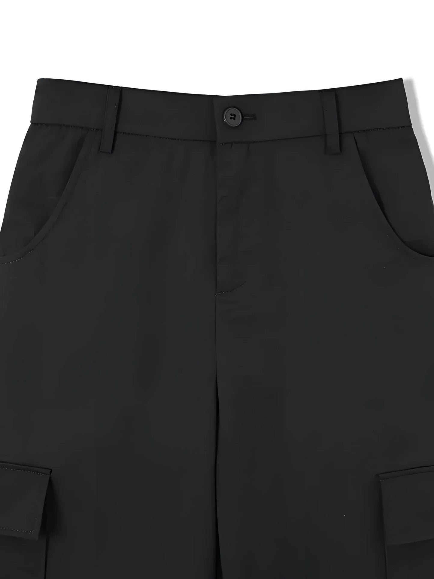 Merche High-Waist Cargo Hose Schwarz - Trendige Streetwear Hosen