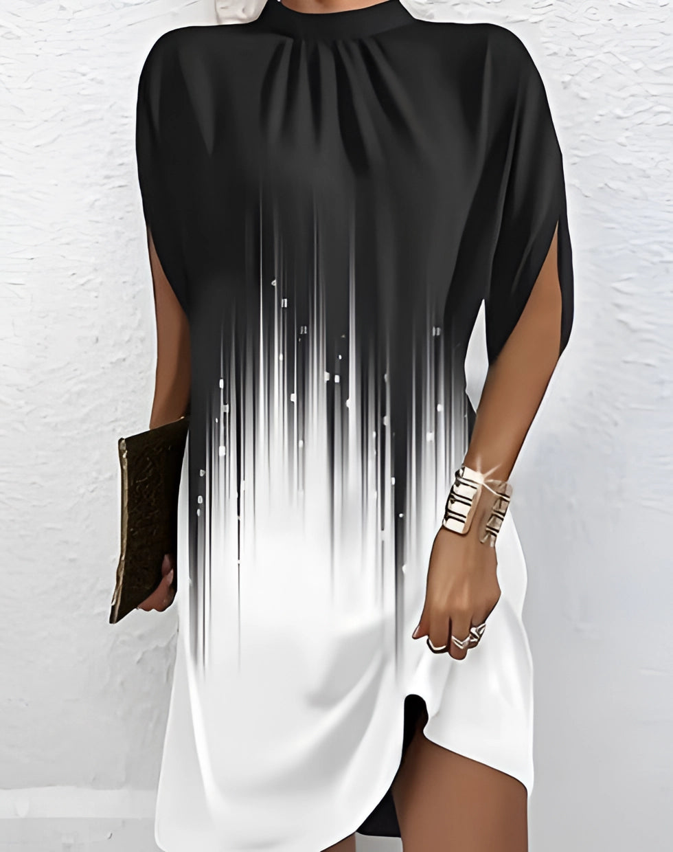 Merche Blumenmusterkleid mit Schlüsselloch - Sommerkleid Damen