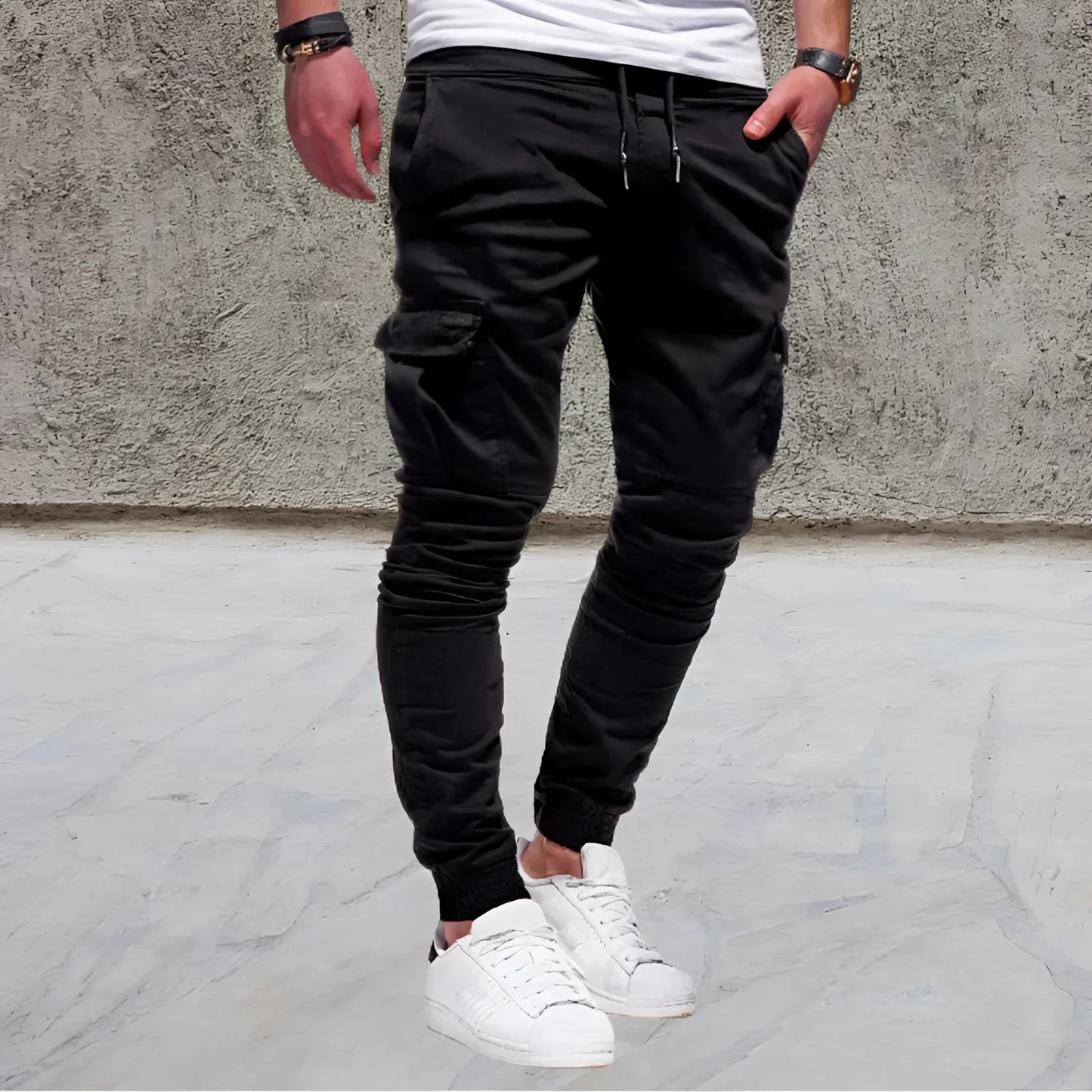 Merche Slim-Fit Cargo Jogger Herren – Urban Streetwear Hosen
