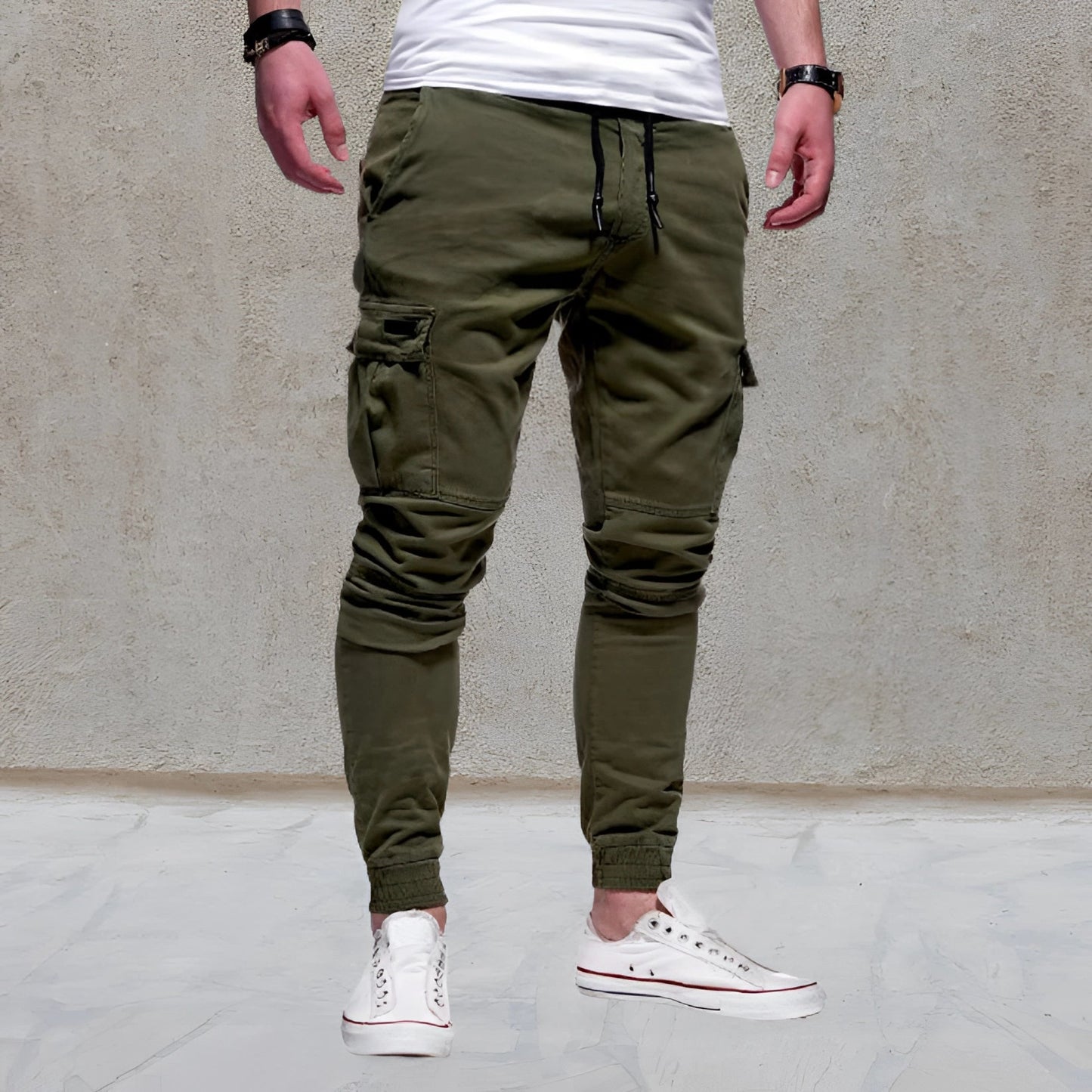 Merche Slim-Fit Cargo Jogger Herren – Urban Streetwear Hosen