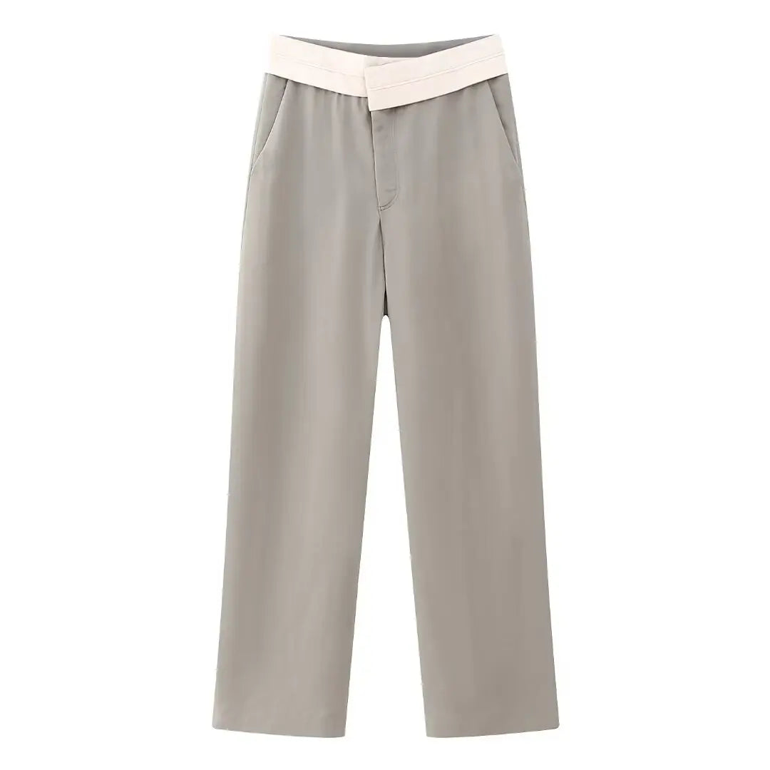 Merche - Lässiger 2-teiliger asymmetrischer Hosenanzug - Sommer