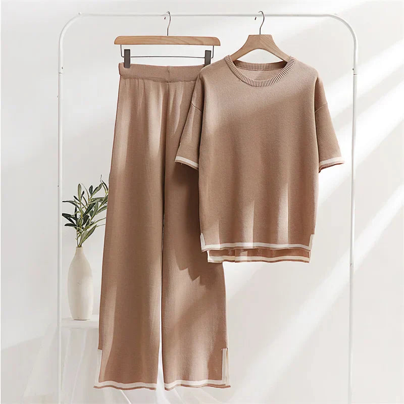 Merche Farbe Half Sleeve Set ideal für den Sommer Stil