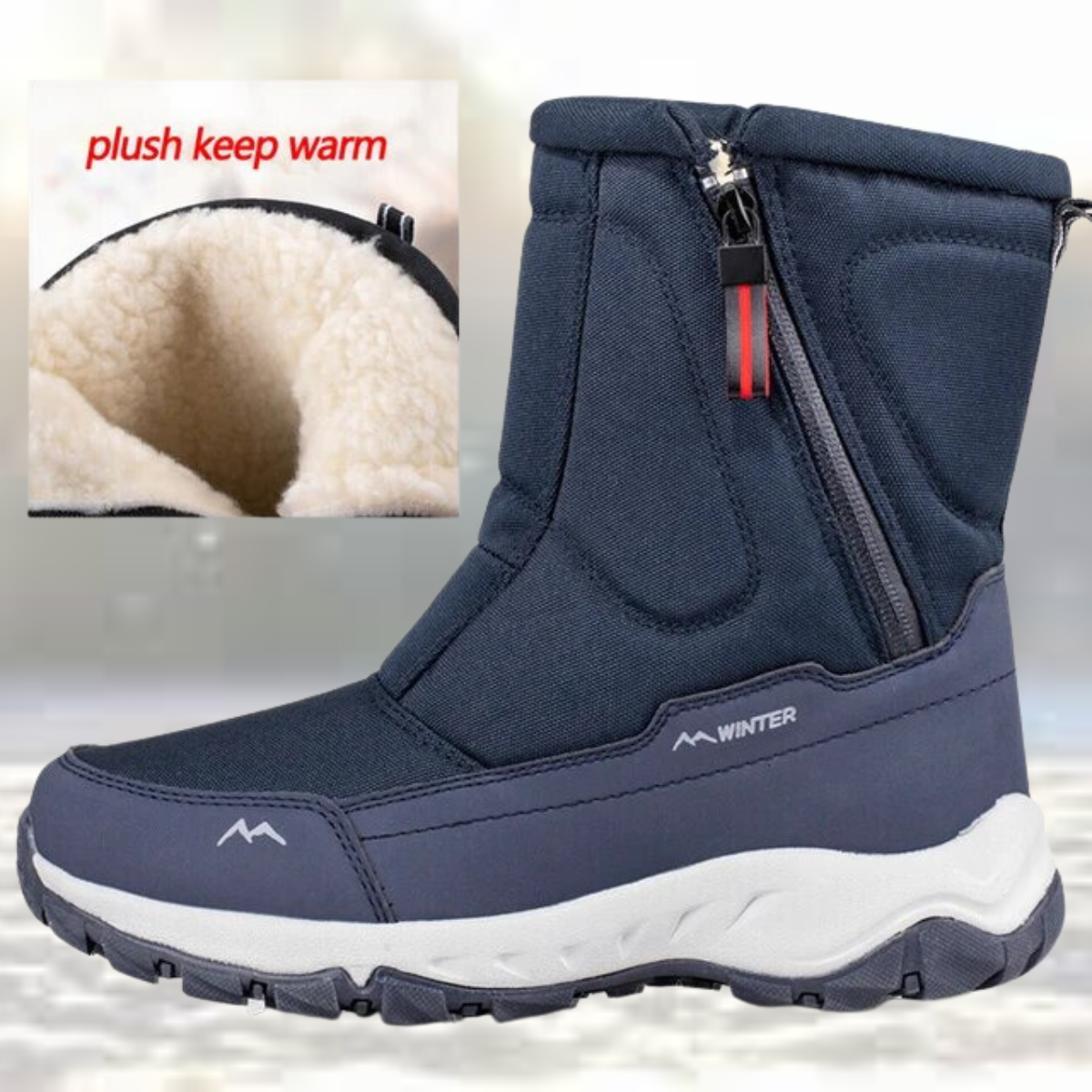 Die besten modischen Mesh Mid-Calf Schneestiefel