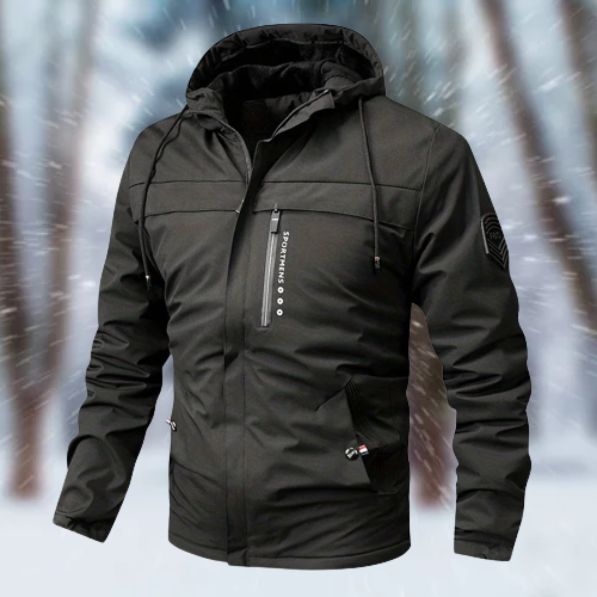 WW | Wasserdichte Parkajacke Für Männer