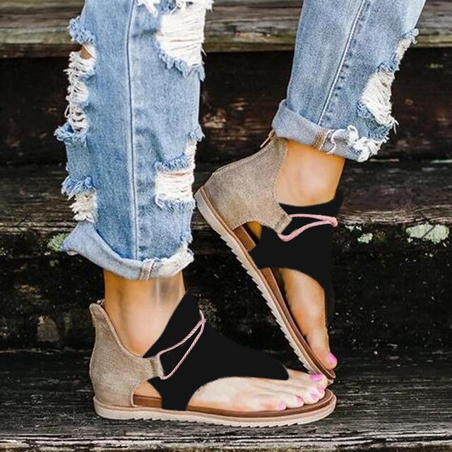 Orthopädische flache Sandalen