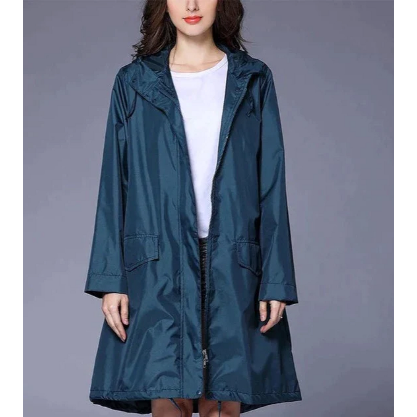 WW | Wasserabweisende Regenjacke für Damen mit Kapuze