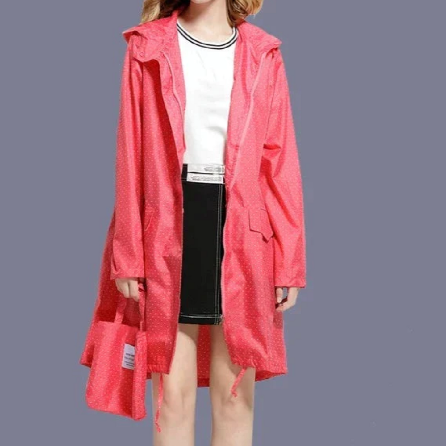 WW | Wasserabweisende Regenjacke für Damen mit Kapuze