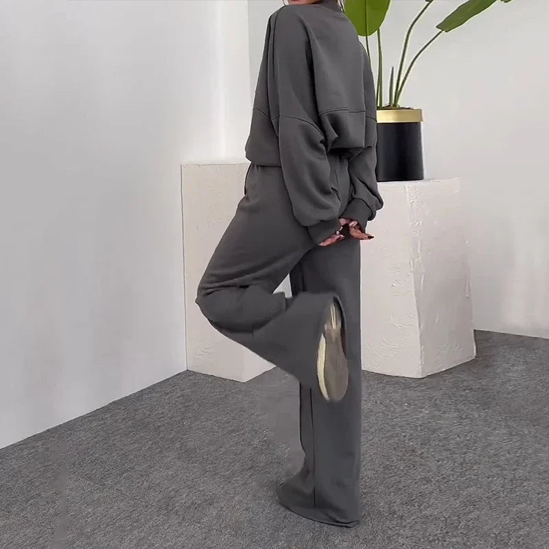 Merche lockerer Streetwear-Trainingsanzug mit komfortablem Look