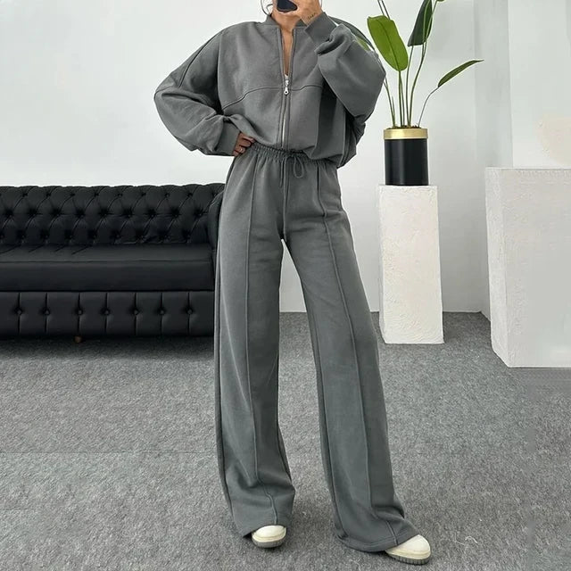 Merche lockerer Streetwear-Trainingsanzug mit komfortablem Look