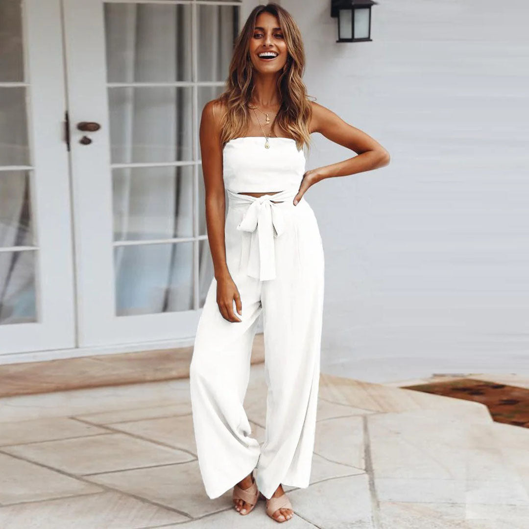 Merche Tube Jumpsuit mit fester Farbe ideal für den Sommer