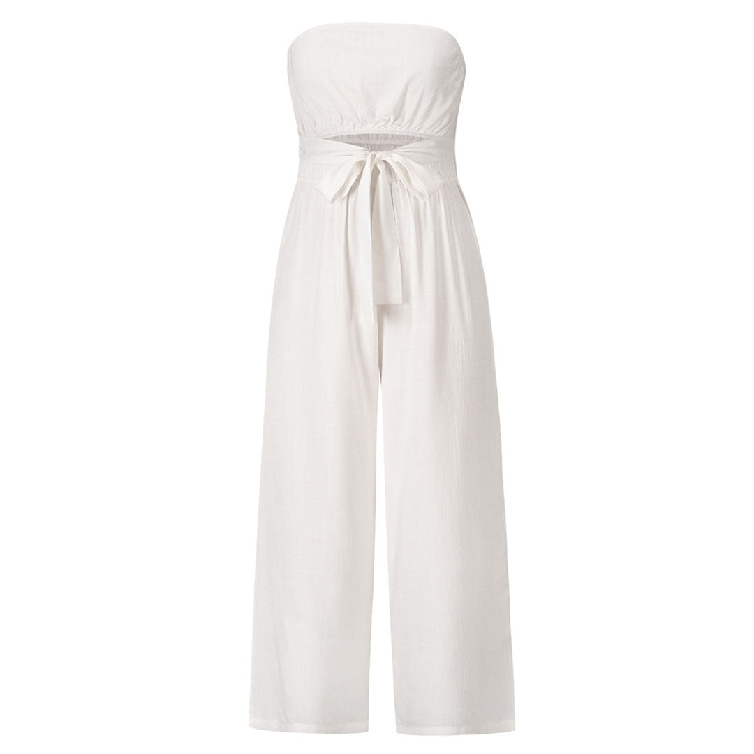 Merche Tube Jumpsuit mit fester Farbe ideal für den Sommer