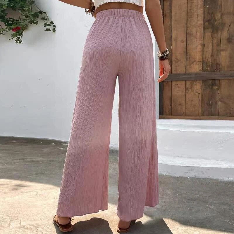 Merche | Elegante Luftige Sommerhosen Damen Mit Weitem Bein