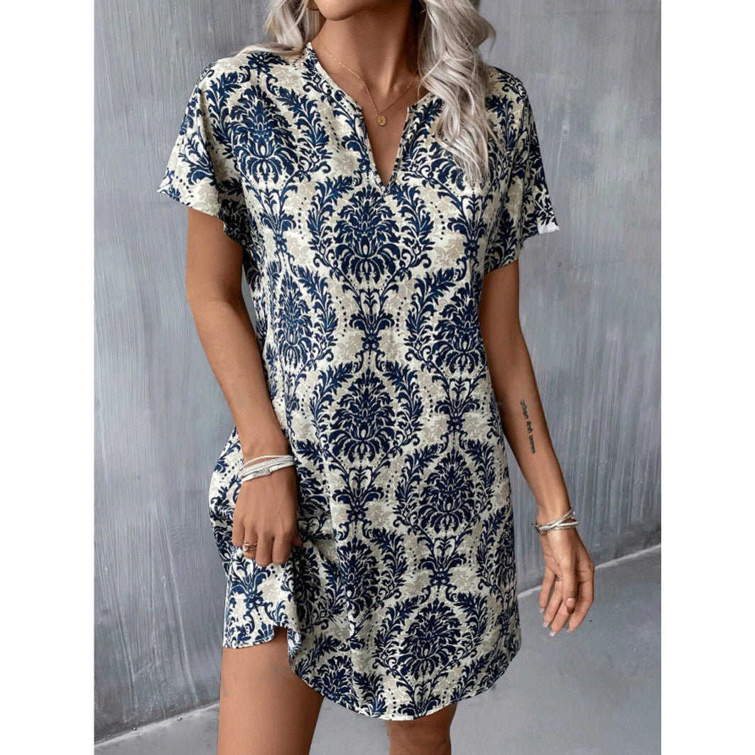 WW | Weinlese Kleid Mit Blumendruck Für Den Frühling