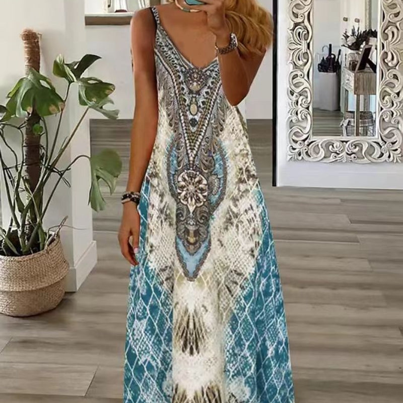 Hochwertige schlanke Feder Positionierung Druck Slip Kleid