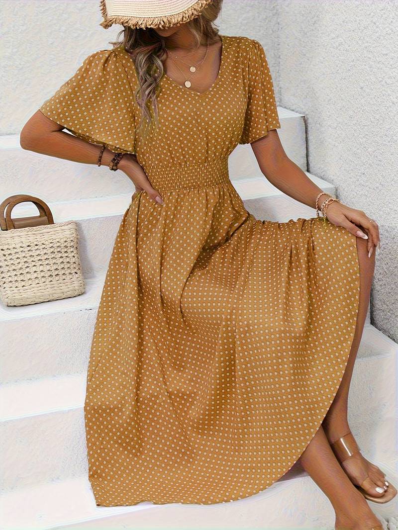 – ganz lässiges kurzarmkleid