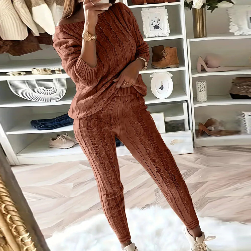 WW | Strickpullover Und Hosen Satz