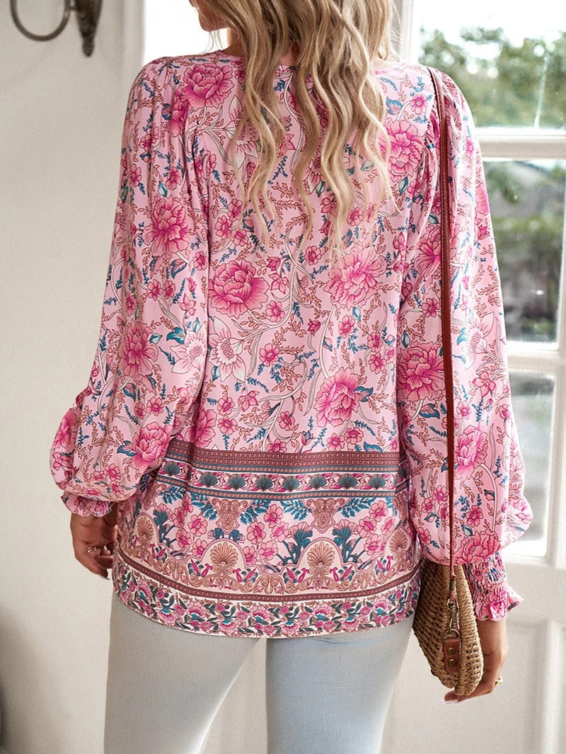 WW | Elegantes Sommer Blumenoberteil Für Damen