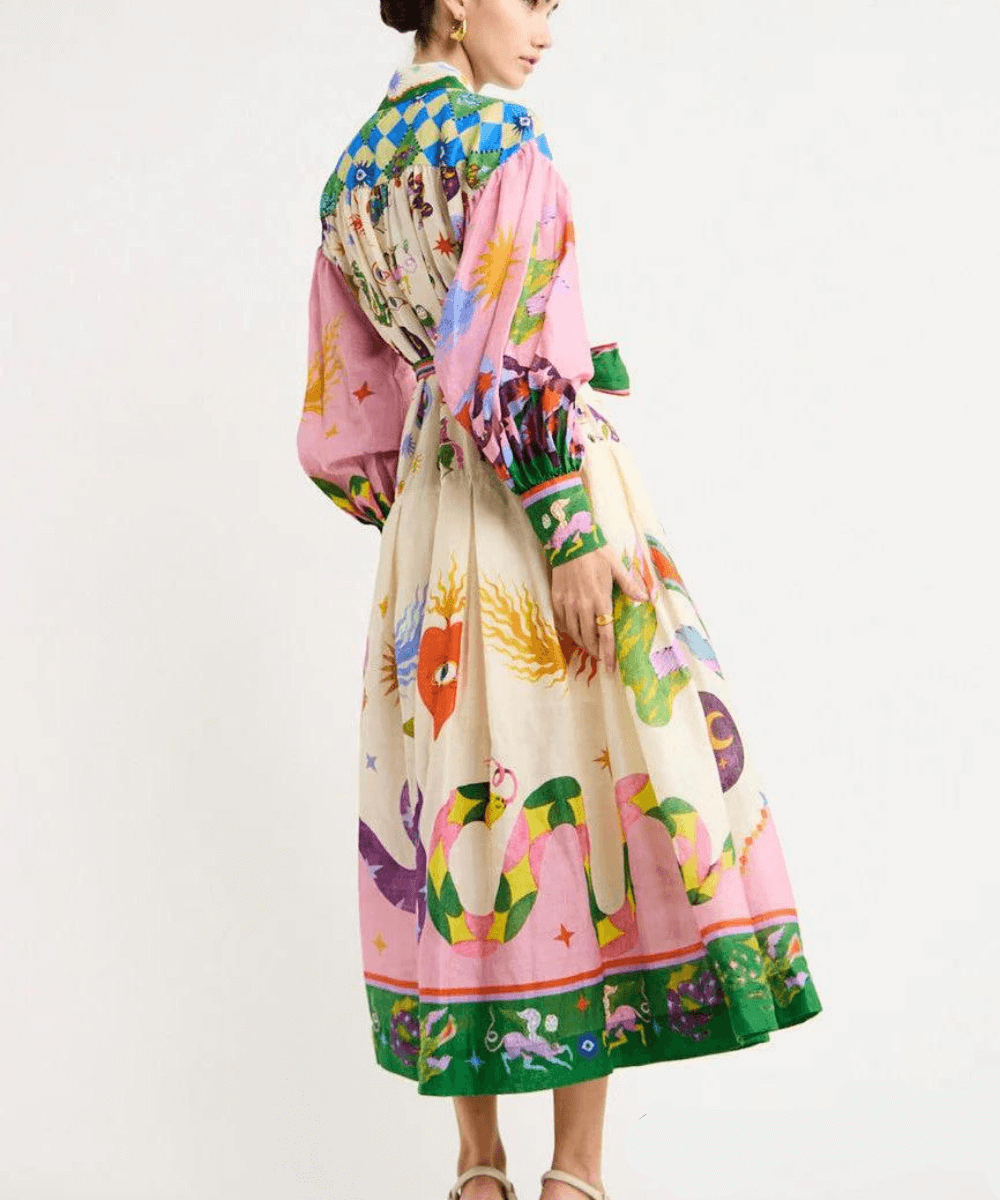 WW | Zeitloses Italienisches Kleid Mit Eleganz