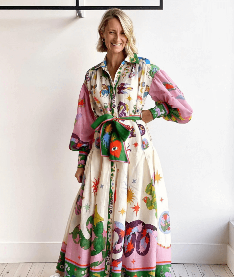 WW | Zeitloses Italienisches Kleid Mit Eleganz