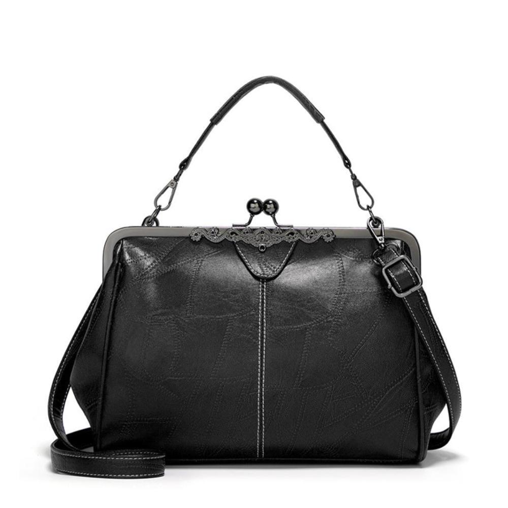 WW | Weinlese Handtasche Mit Klappverschluss