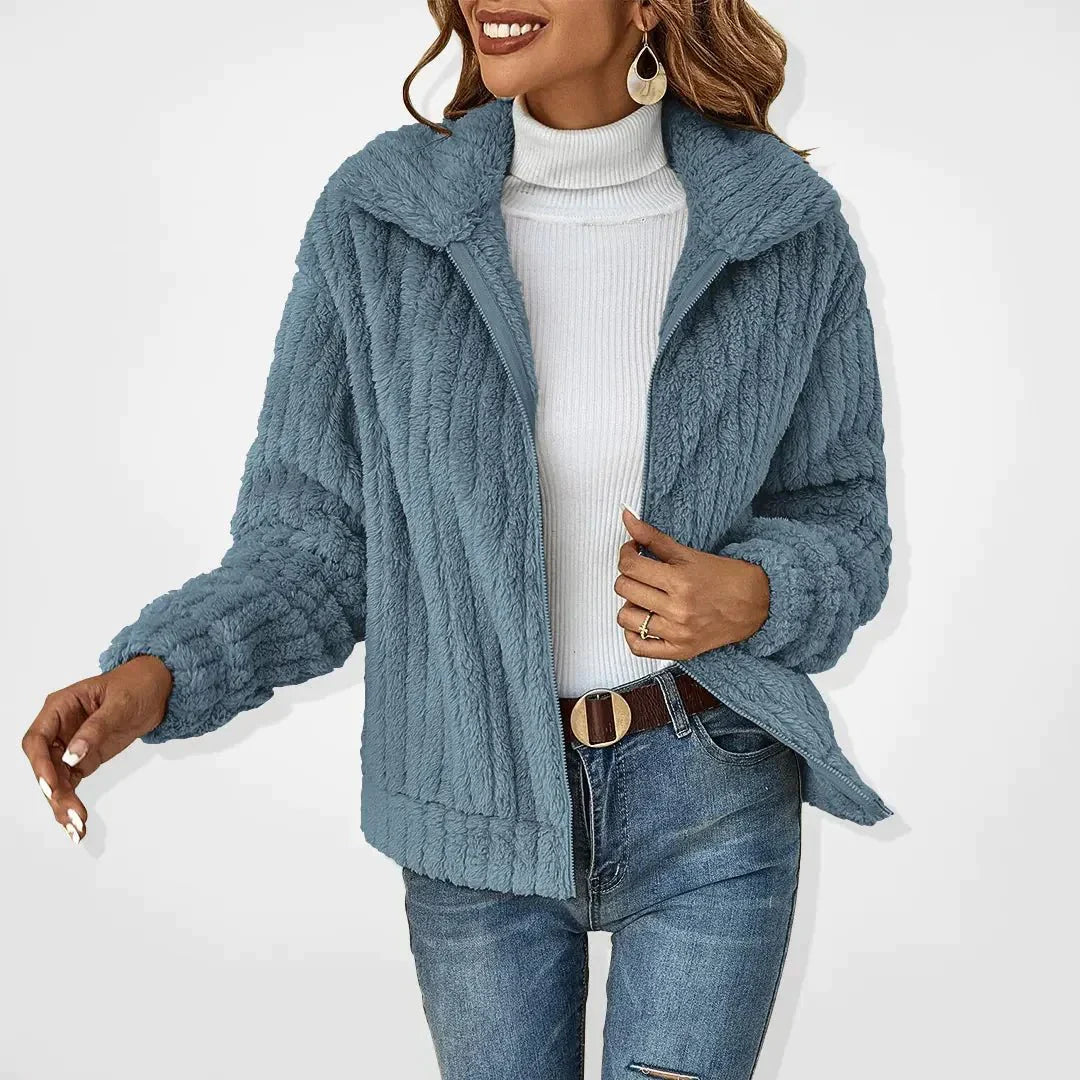 WW | ️plüsch Strickjacke