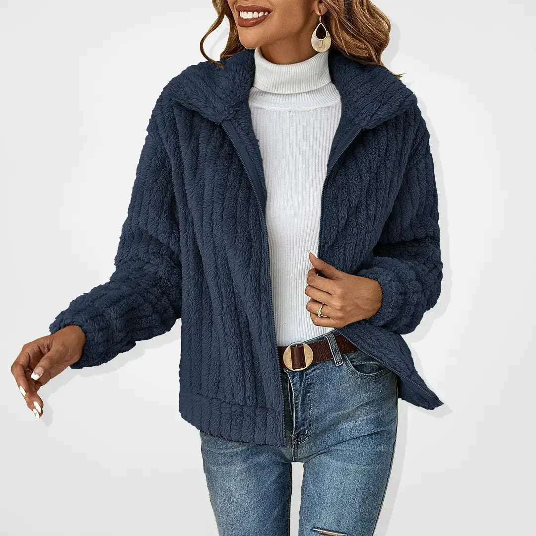 WW | ️plüsch Strickjacke