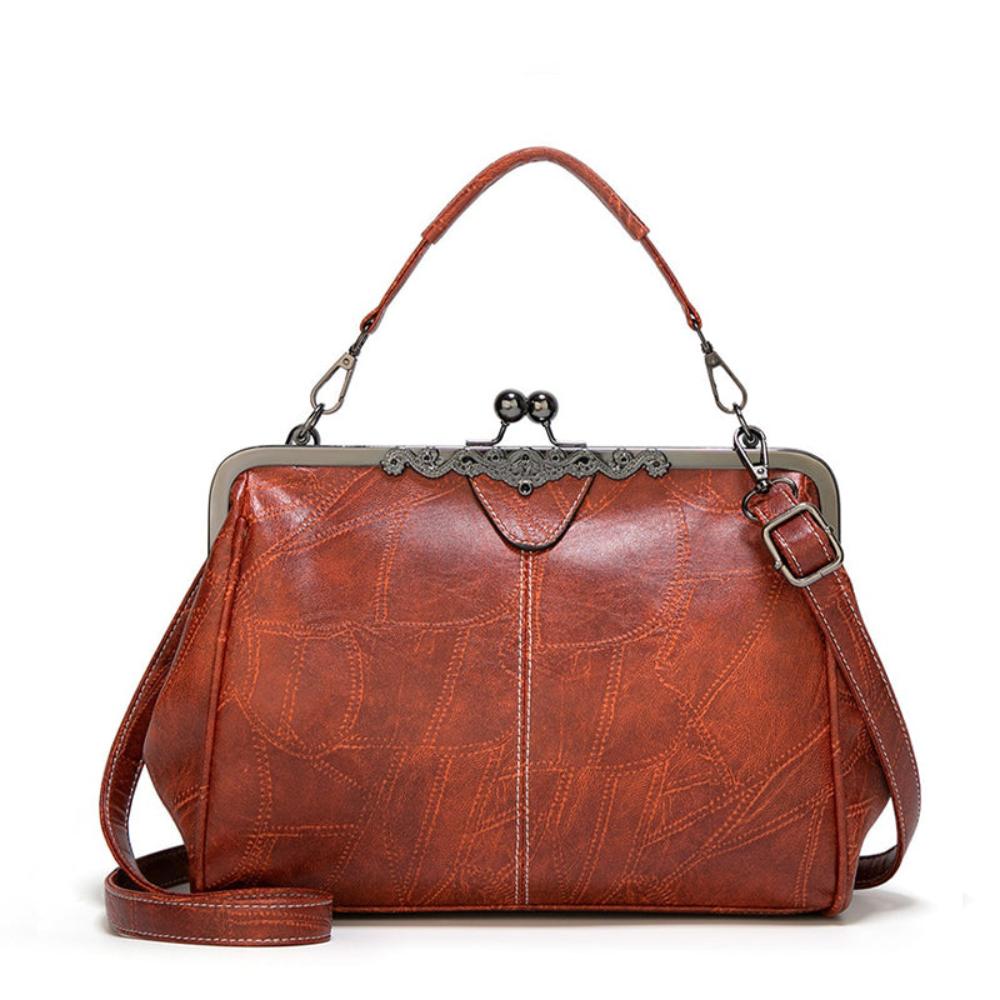 WW | Weinlese Handtasche Mit Klappverschluss