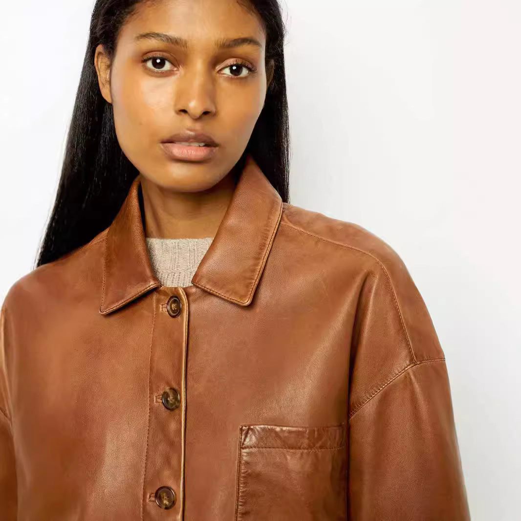 WW | Weinlese Lederjacke