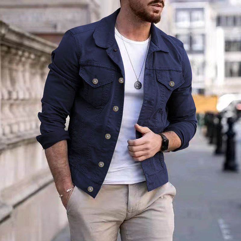 WW | Zeitlose Klassische Herren Jeansjacke Strapazierfähig Und Stilvoll