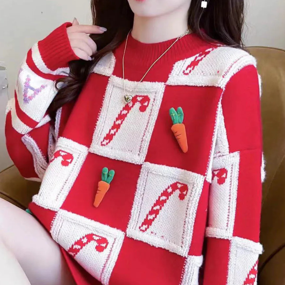 WW | Weihnachtsstrickpullover Für Damen