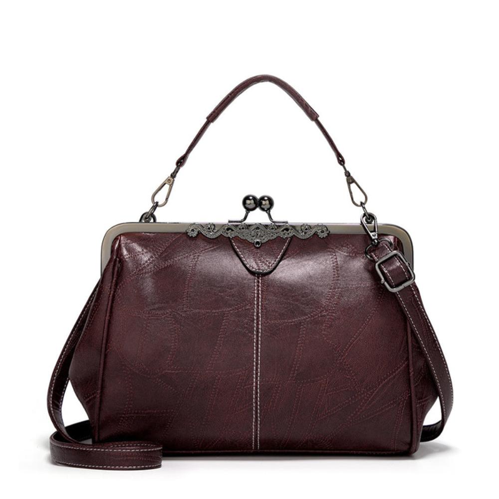 WW | Weinlese Handtasche Mit Klappverschluss
