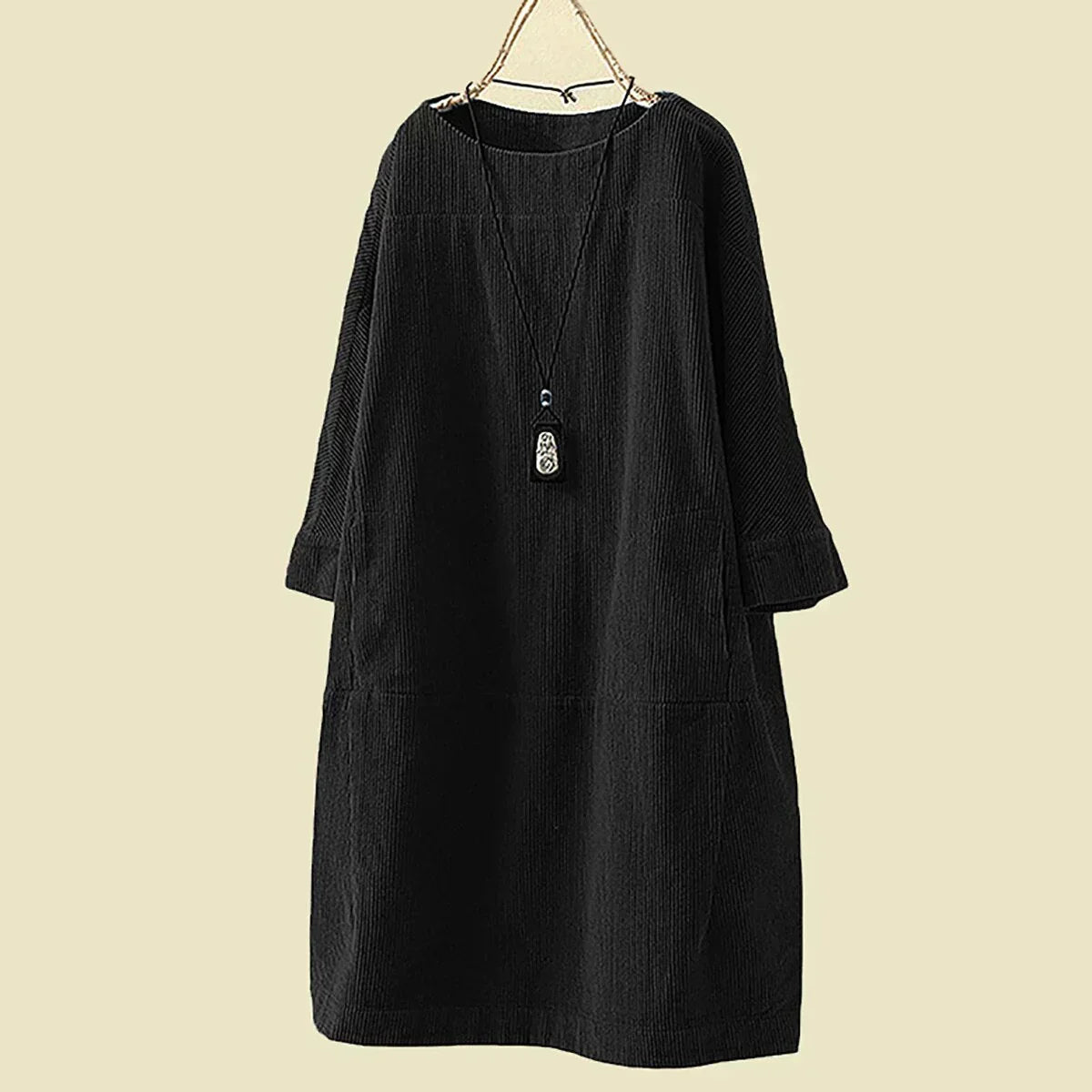 WW | Weinlese Inspirierte Cordkleid