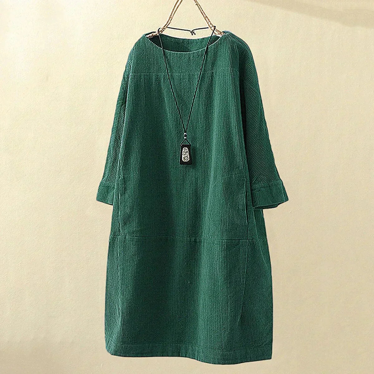 WW | Weinlese Inspirierte Cordkleid