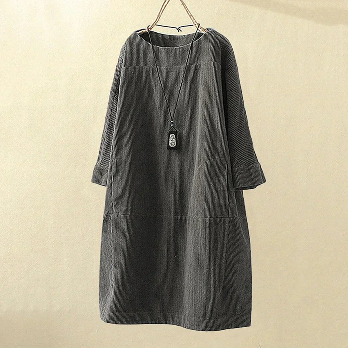 WW | Weinlese Inspirierte Cordkleid