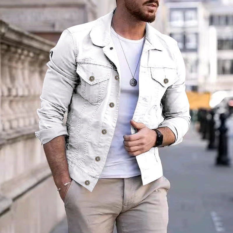 WW | Zeitlose Klassische Herren Jeansjacke Strapazierfähig Und Stilvoll