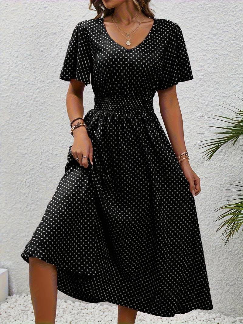 – ganz lässiges kurzarmkleid