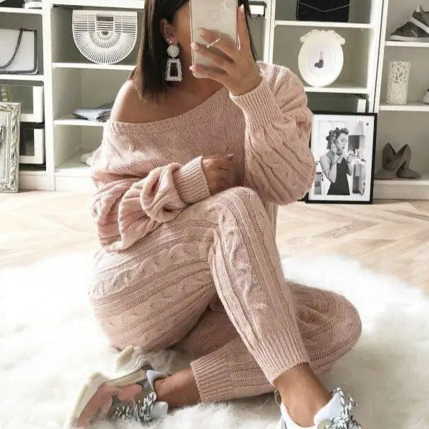 WW | Strickpullover Und Hosen Satz