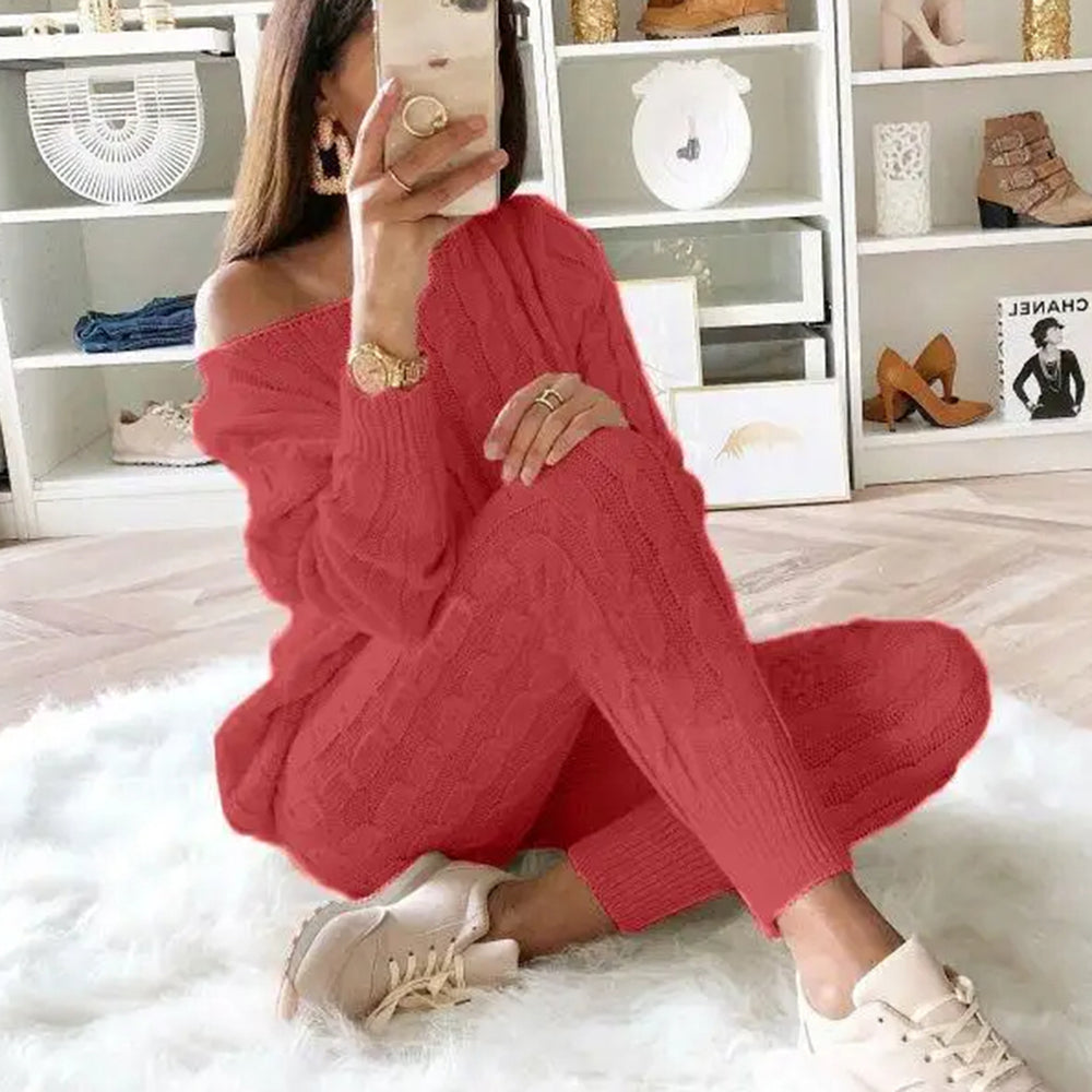 WW | Strickpullover Und Hosen Satz