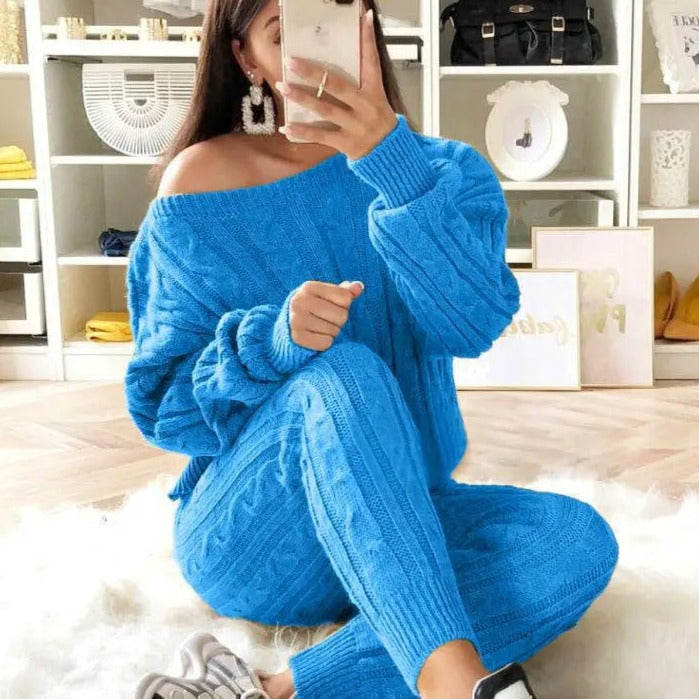 WW | Strickpullover Und Hosen Satz