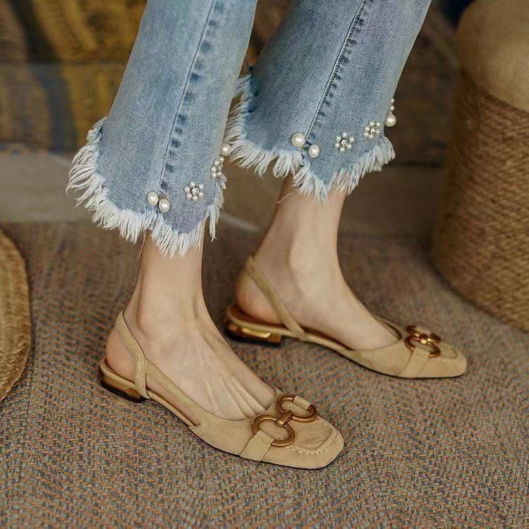 Elegante Slingbacks aus Leder