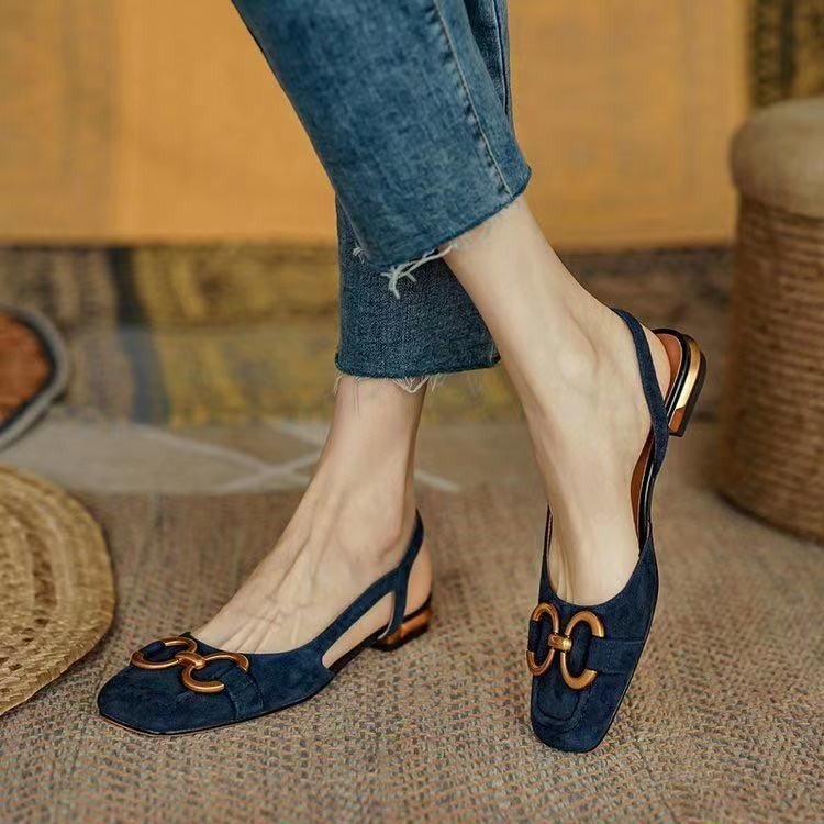 Elegante Slingbacks aus Leder
