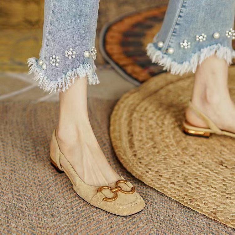 Elegante Slingbacks aus Leder